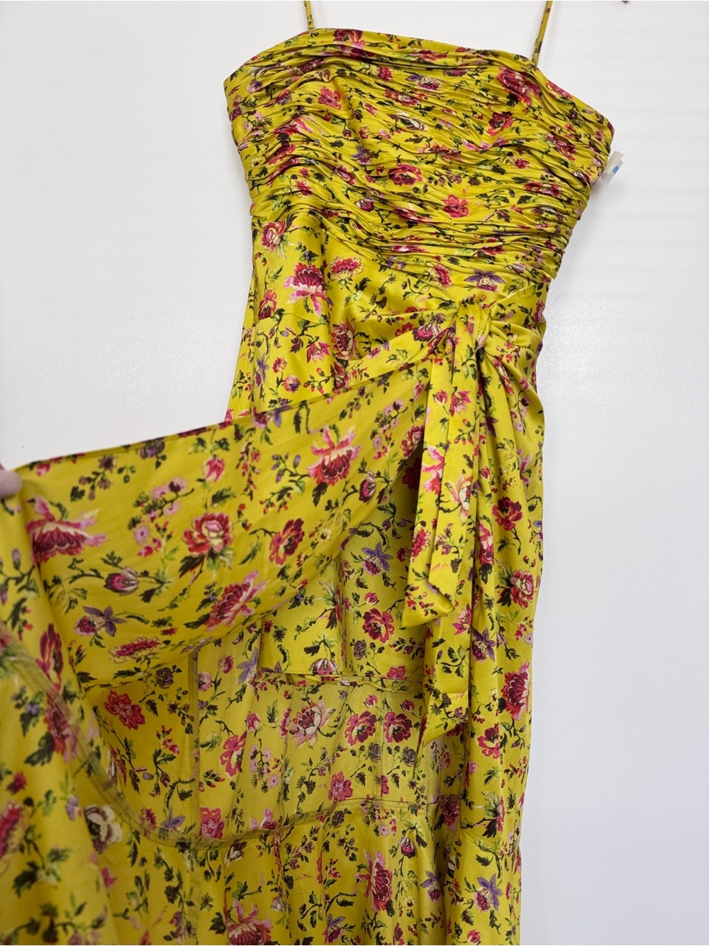 NWT Cinq à Sept Provence Katz Ruched Midi Dress sz 8 000/294 - Picture 4 of 16